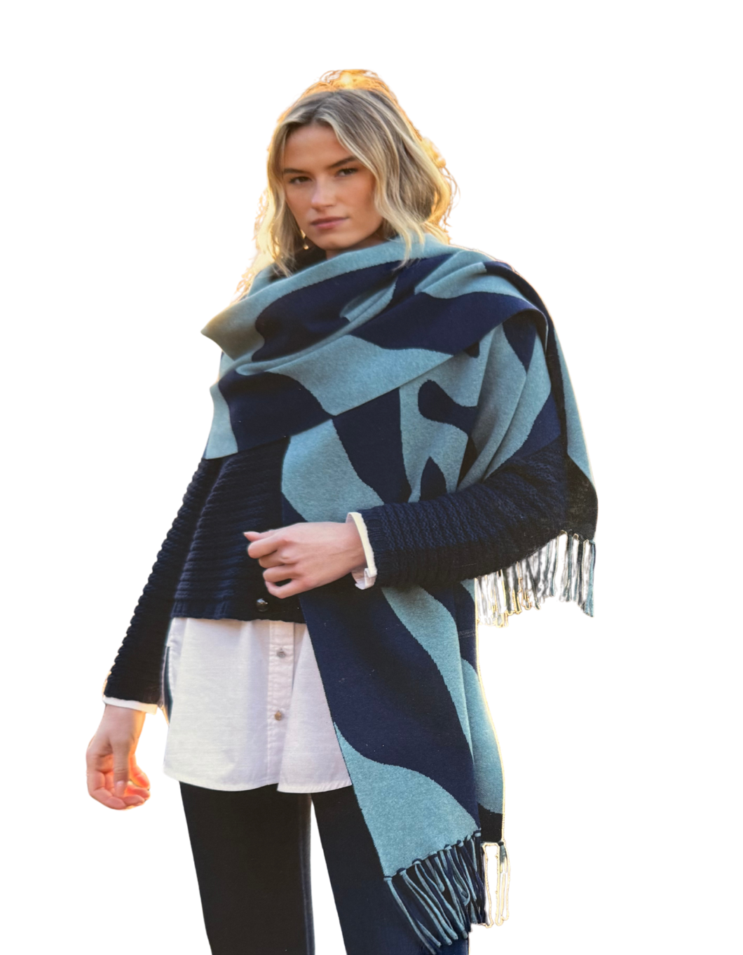 MARBLE FASHION (Scotland) Duo Tones Wrap