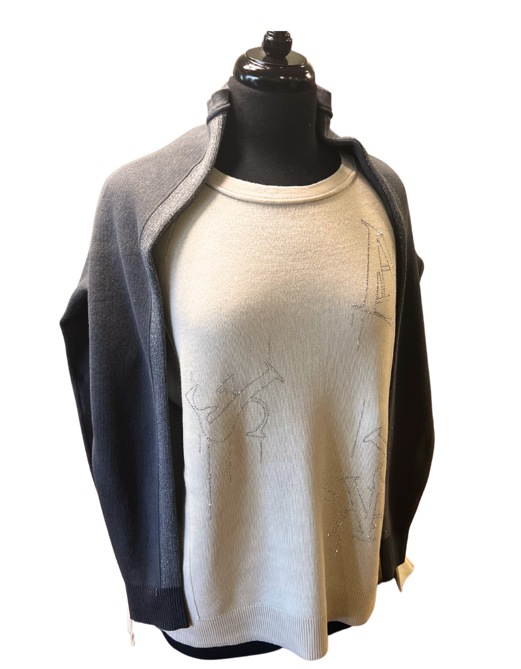 BARBARA LEBEK  Sparkly Thin Sweater