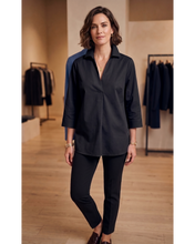 Load image into Gallery viewer, FOXCROFT Cleo 3/4 Sleeves Popover
