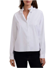 Load image into Gallery viewer, FOXCROFT Matte Sateen Ruffle Blouse
