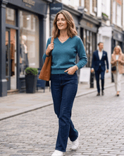 Load image into Gallery viewer, POLLEN V neck Calypso Sweater
