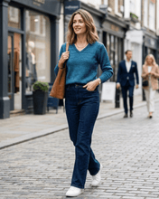 Load image into Gallery viewer, POLLEN V neck Calypso Sweater
