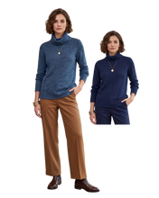 Load image into Gallery viewer, POLLEN Cowl Neck Sweater

