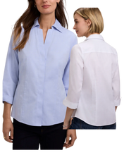 Load image into Gallery viewer, FOXCROFT   Taylor 3/4 Sleeves Blouse
