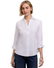 Load image into Gallery viewer, FOXCROFT   Taylor 3/4 Sleeves Blouse
