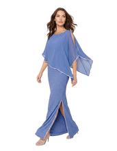 Load image into Gallery viewer, FRANK LYMAN Chiffon Drape Dress
