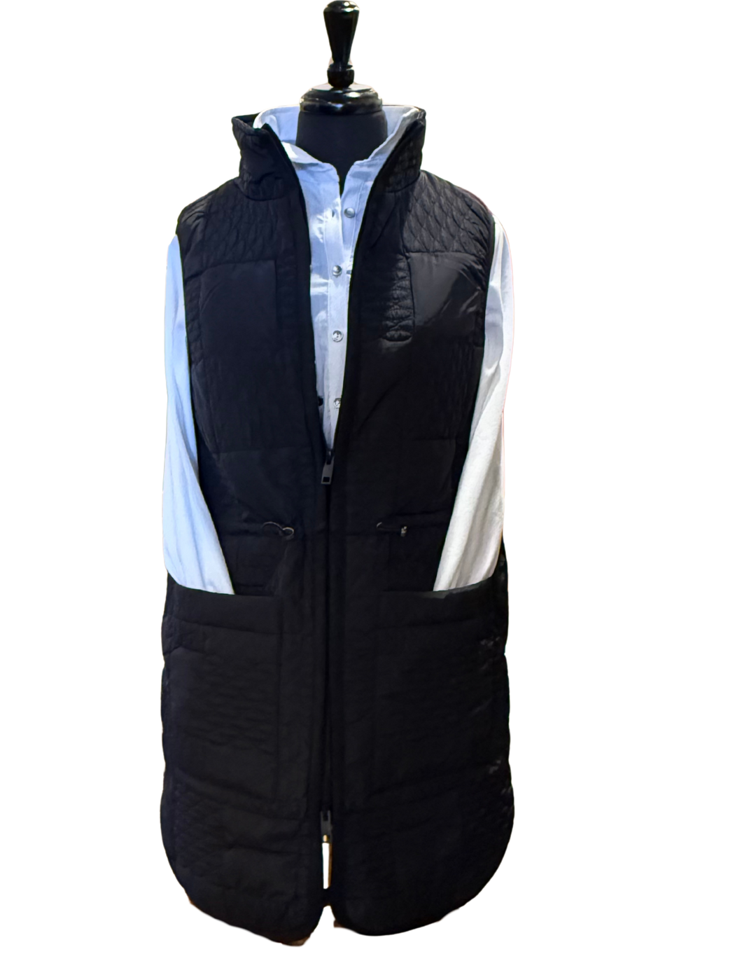 DOLCEZZA - Black Woven Vest
